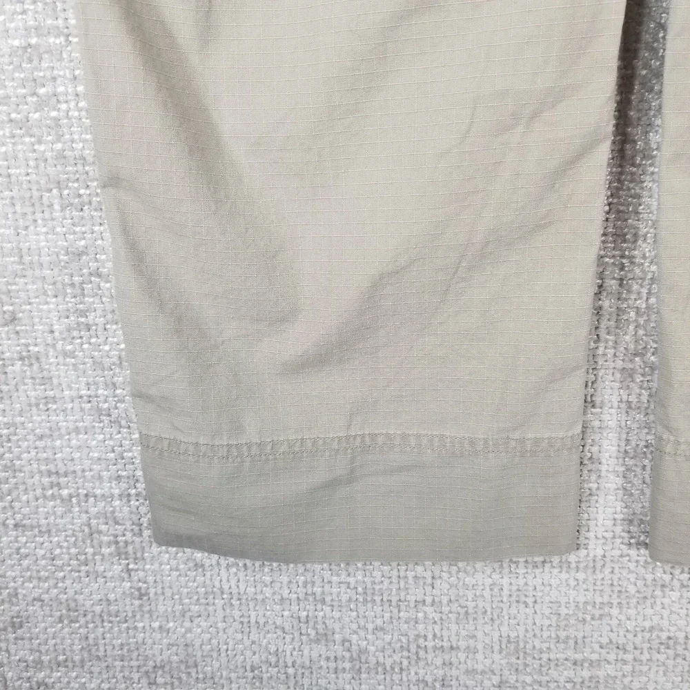 The North Face Capri Hiking Pants Roll Cuff 100% Cotton Women's 8 Beige - Picture 9 of 12